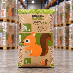 Naturpellet – palé de 70 sacos de pellets de 15 kg (1.050 kg)