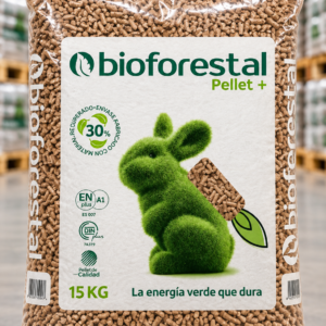 BIOFORESTAL – palé de 42 sacos de pellets de 15 kg (630 kg)