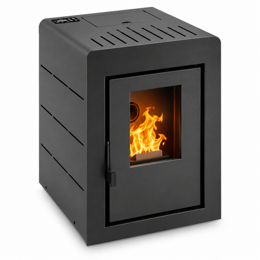 Estufa de pellets BP-CH0 – 5,5 kW y aire frontal