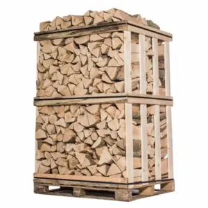 Leña seca de 25 cm – Mezcla de haya y roble en palé