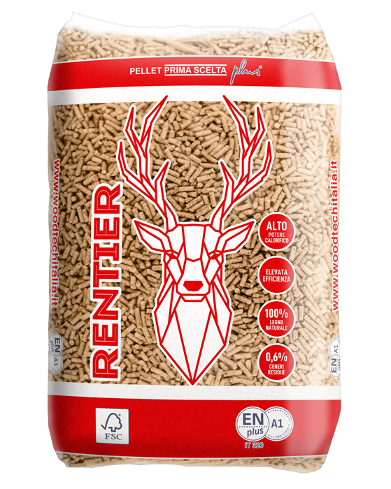 Pellets Rentier – Palé de 70 sacos de 15 kg